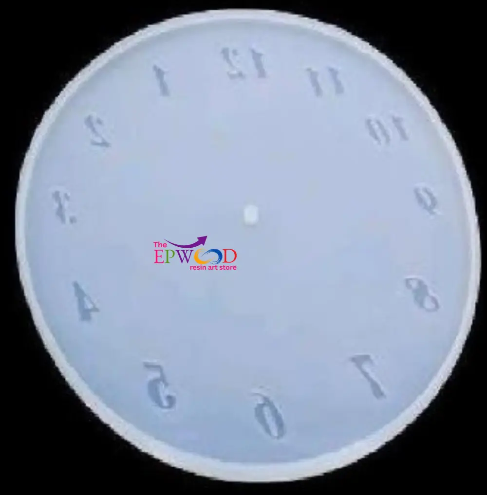 10 INCH CLOCK NUMBER MOLD