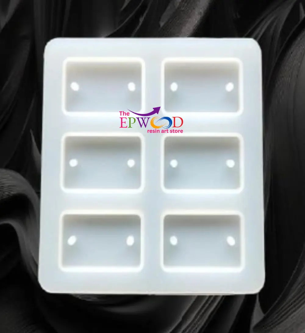 6 CAVITY RECTANGLE RAKHI MOLD