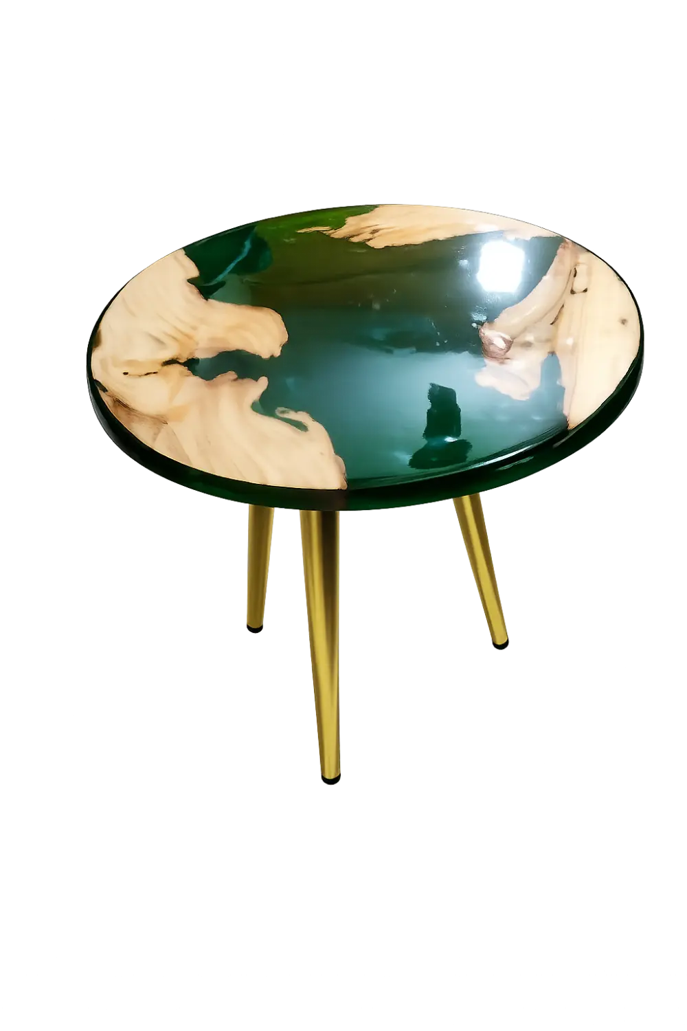 16  INCH CONE  SHAPE  METAL  TABLE  LEGS.