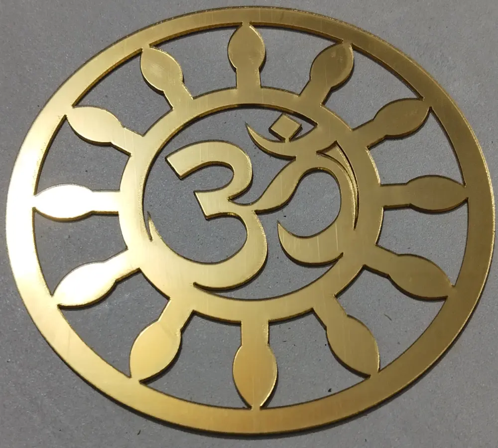 ACRYLIC  ॐ  4  INCH