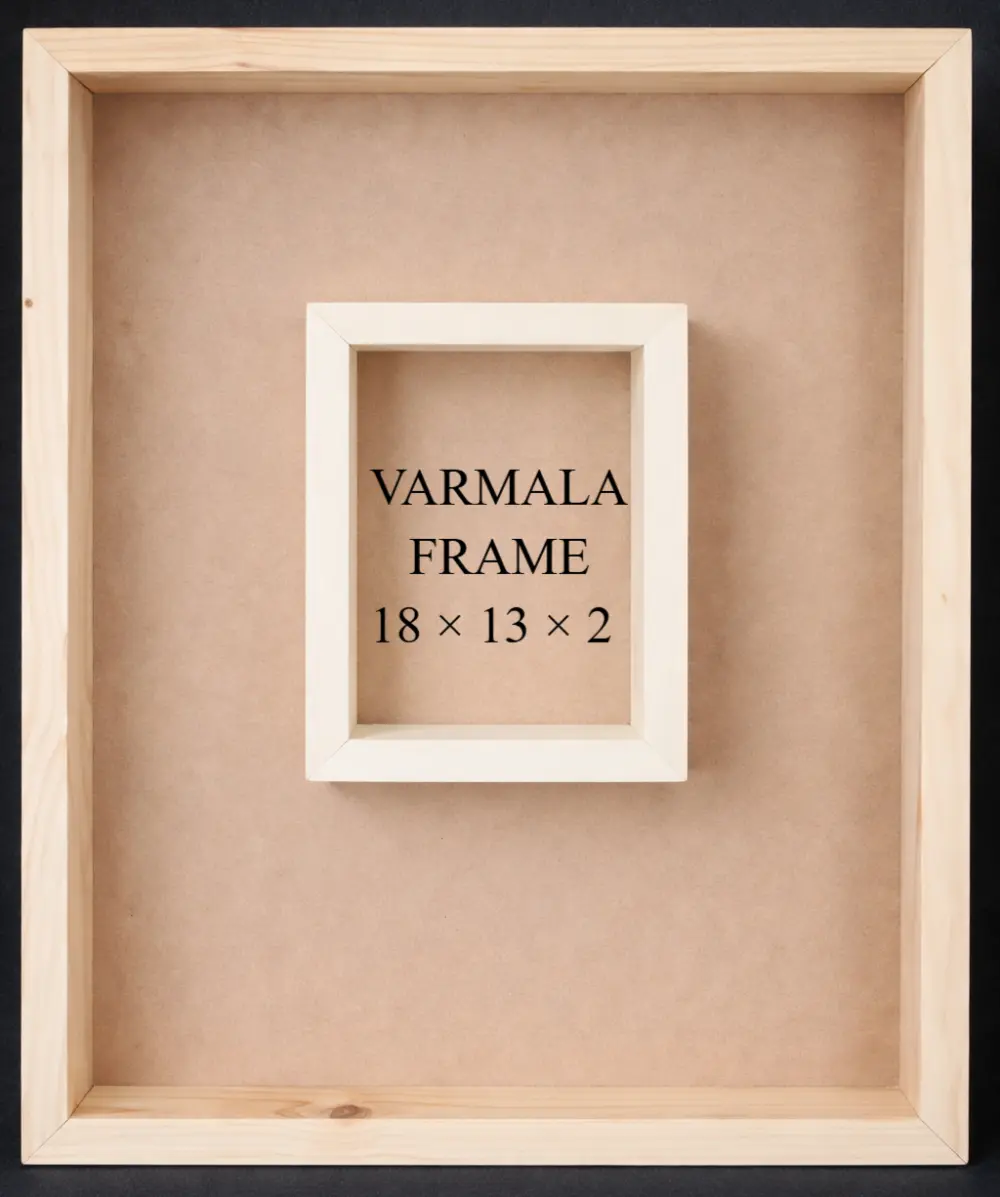 VARMALA  FRAME  18 × 13 INCH